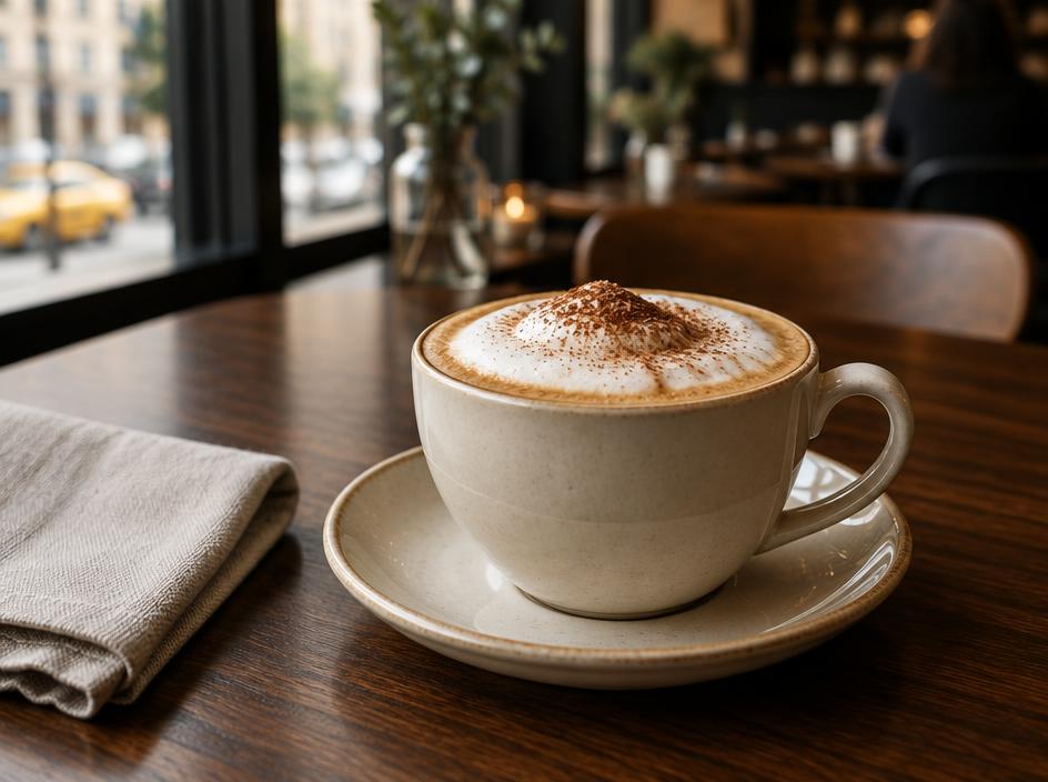 Cappuccino at Soul Music Food