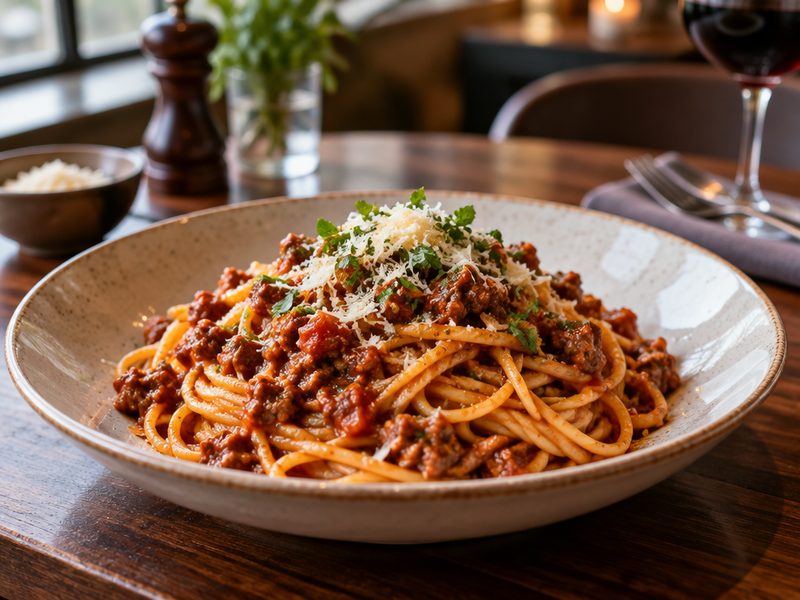 Bolognese at Soul Music Food