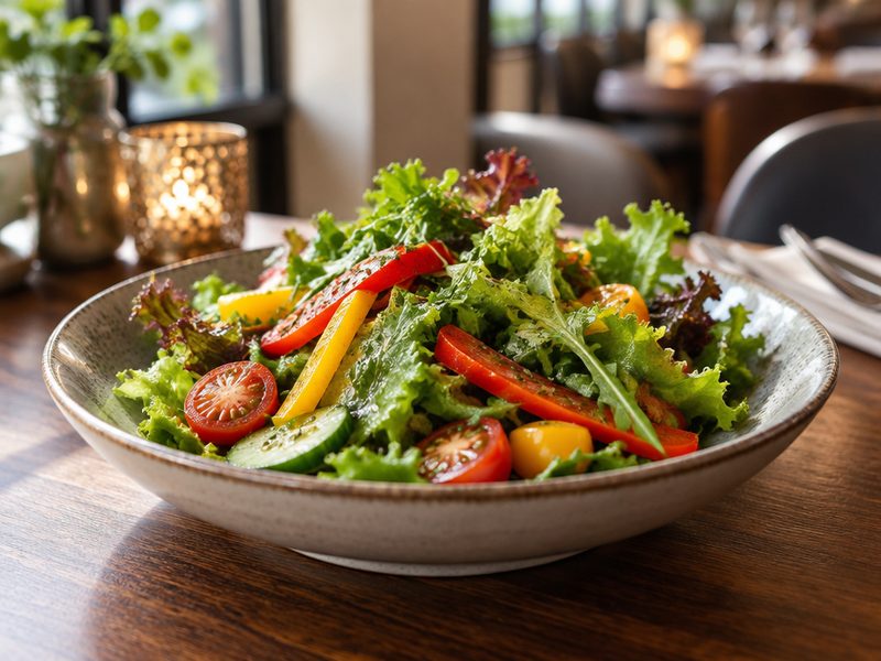 Green Salad at Soul Music Food