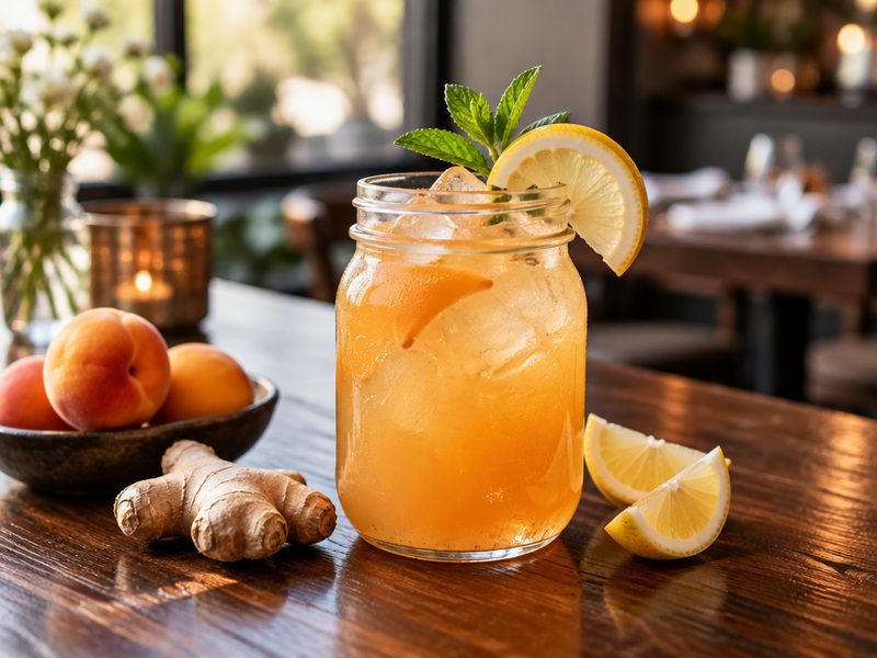 Apricot & Ginger Jam Jar at Soul Music Food
