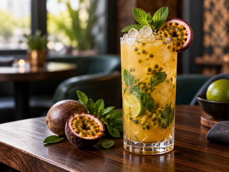 Passionfruit Mojito at Soul Music Food