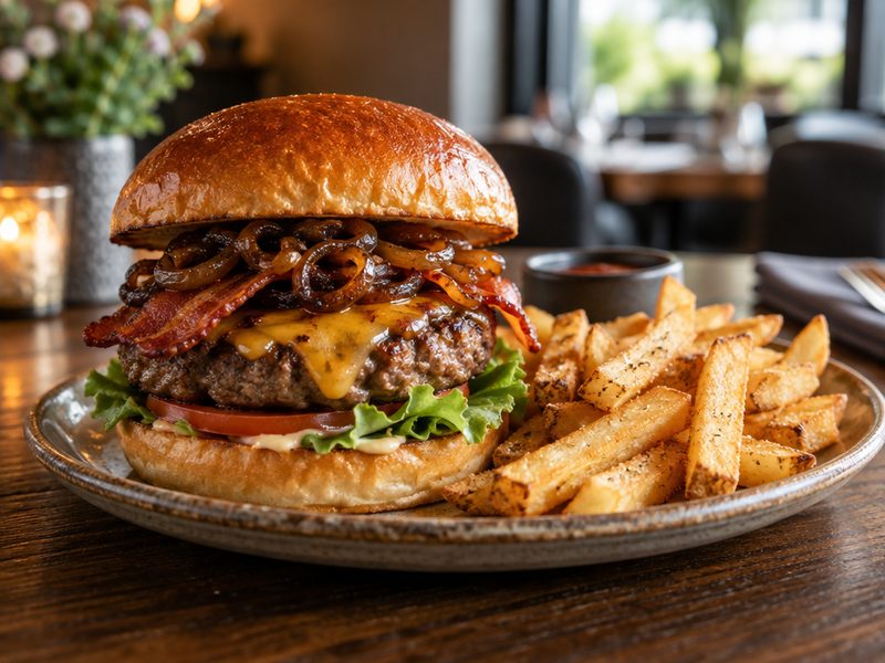 The Soul Burger at Soul Music Food