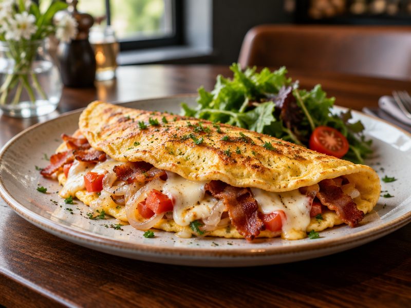 Soul Omelette at Soul Music Food