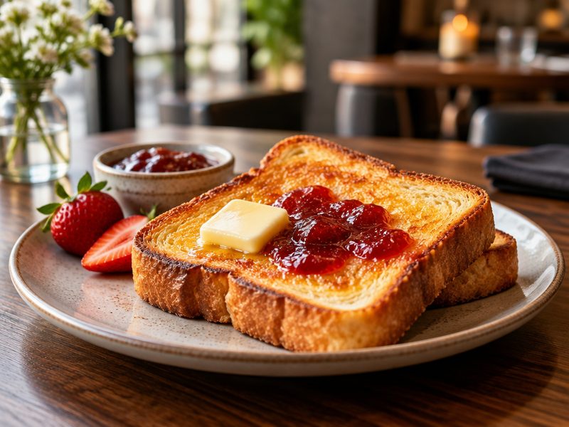 Toast & Jam at Soul Music Food
