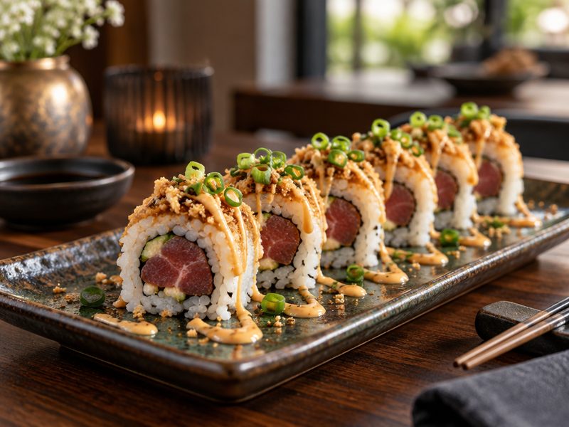 Tuna Crunch 8pc at Soul Music Food