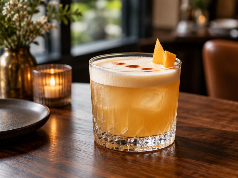 Whiskey Sour at Soul Music Food